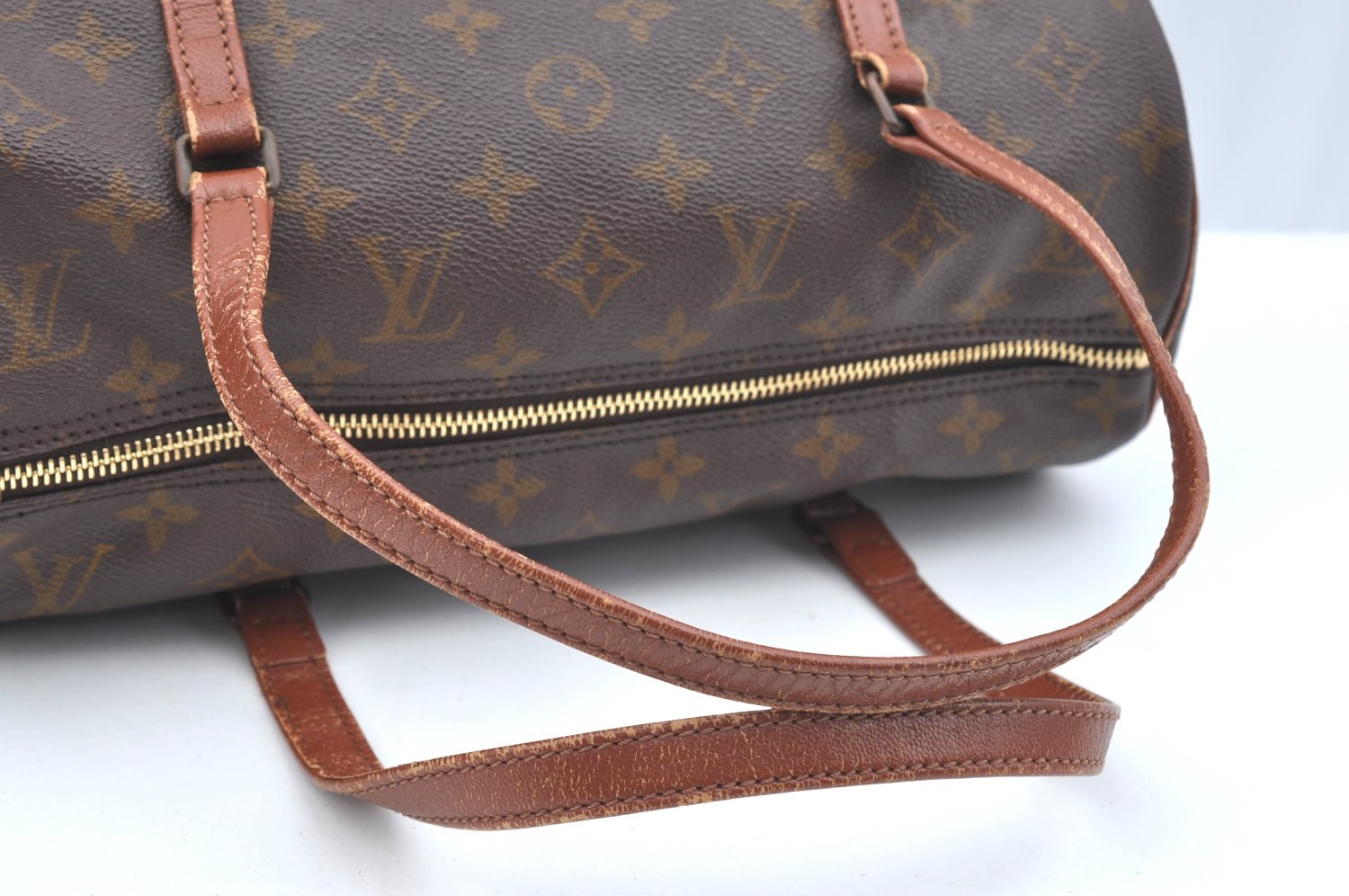 Authentic Louis Vuitton Monogram Papillon 30 Hand Bag Old Model LV K5895