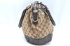Authentic GUCCI Sukey 2Way Shoulder Tote Bag GG Canvas Leather Brown K5900
