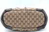 Authentic GUCCI Sukey 2Way Shoulder Tote Bag GG Canvas Leather Brown K5900