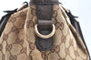 Authentic GUCCI Sukey 2Way Shoulder Tote Bag GG Canvas Leather Brown K5900