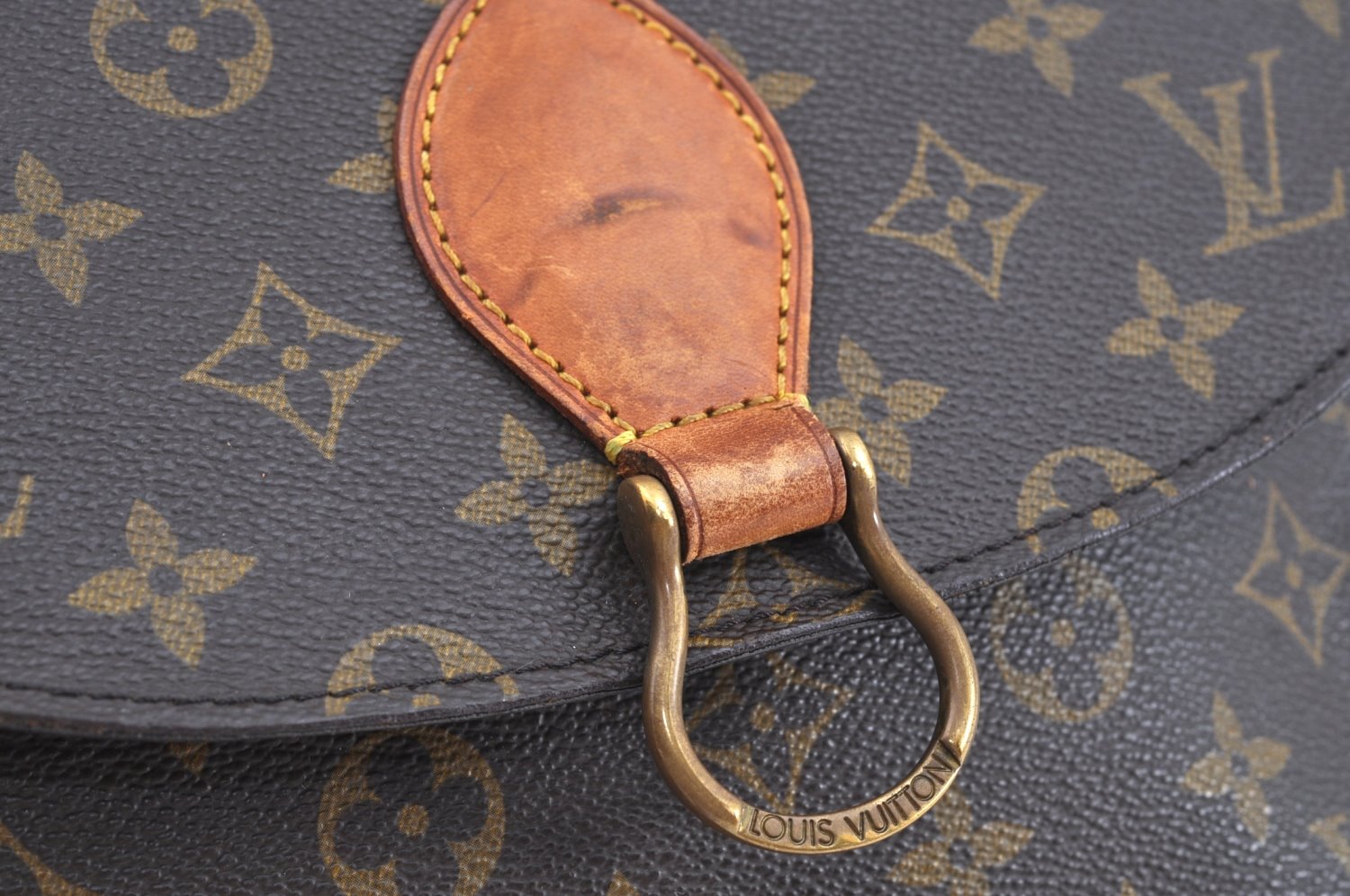 Authentic Louis Vuitton Monogram Saint Cloud GM M51242 Shoulder Cross Bag K5901