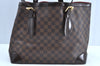 Authentic Louis Vuitton Damier Hampstead MM Shoulder Tote Bag N51204 LV K5903