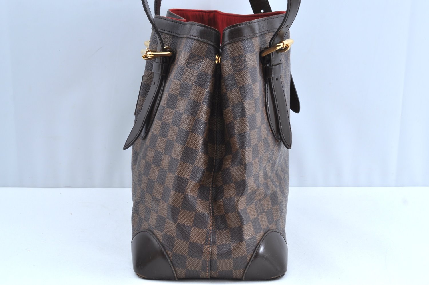 Authentic Louis Vuitton Damier Hampstead MM Shoulder Tote Bag N51204 LV K5903