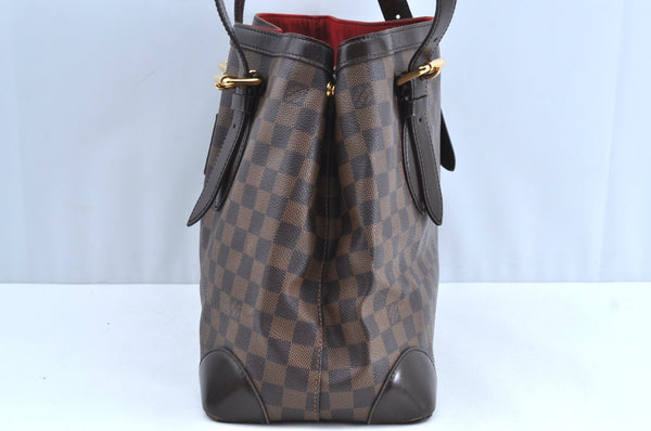 Authentic Louis Vuitton Damier Hampstead MM Shoulder Tote Bag N51204 LV K5903