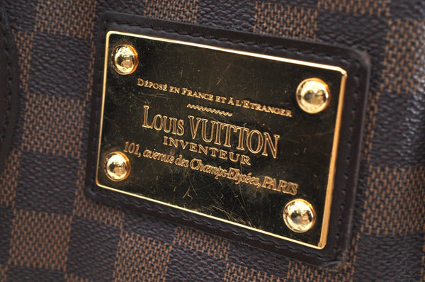 Authentic Louis Vuitton Damier Hampstead MM Shoulder Tote Bag N51204 LV K5903