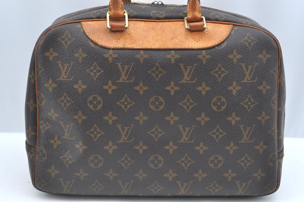 Authentic Louis Vuitton Monogram Deauville Hand Bag M47270 LV K5918