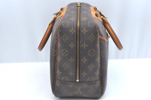 Authentic Louis Vuitton Monogram Deauville Hand Bag M47270 LV K5918