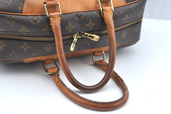 Authentic Louis Vuitton Monogram Deauville Hand Bag M47270 LV K5918