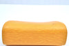 Authentic Louis Vuitton Epi Dauphine Cosmetic Pouch Yellow M48449 LV Junk K5925