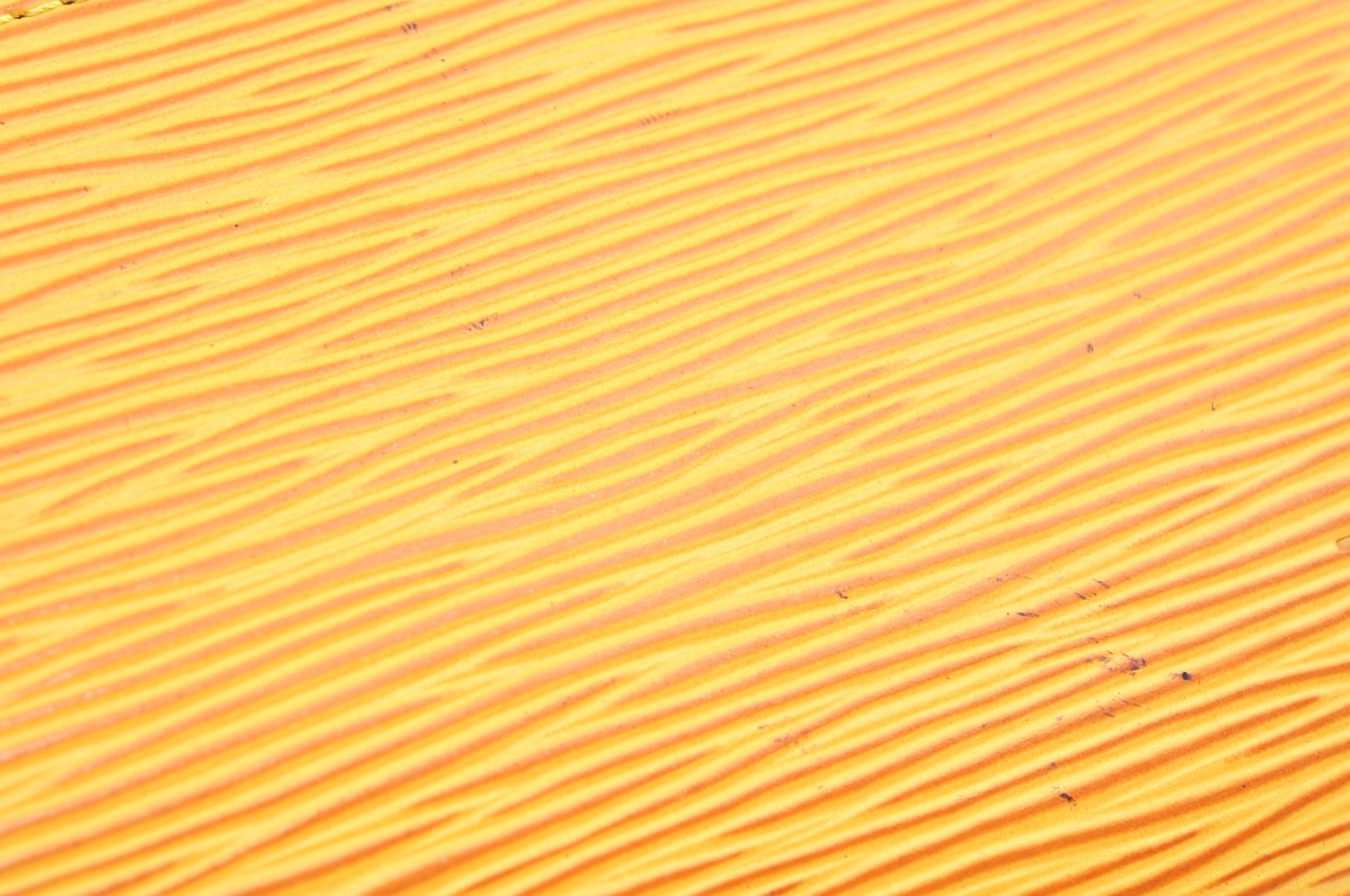 Authentic Louis Vuitton Epi Dauphine Cosmetic Pouch Yellow M48449 LV Junk K5925