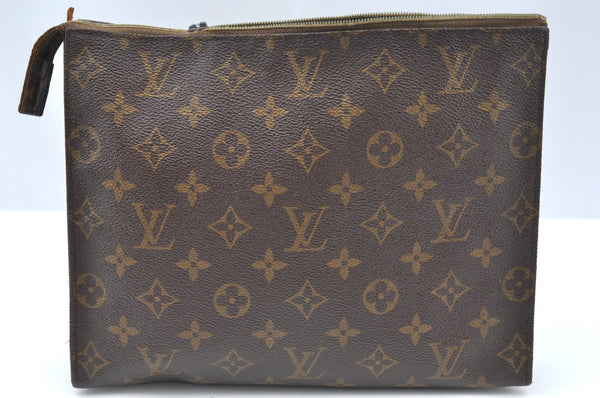 Louis Vuitton Monogram Poche Toilette 26 Cosmetics Pouch Old Model Junk K5927