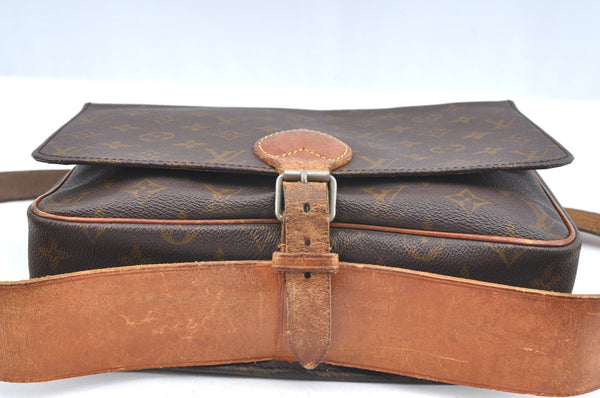 Auth Louis Vuitton Monogram Cartouchiere GM Shoulder Bag Old Model Junk K5933