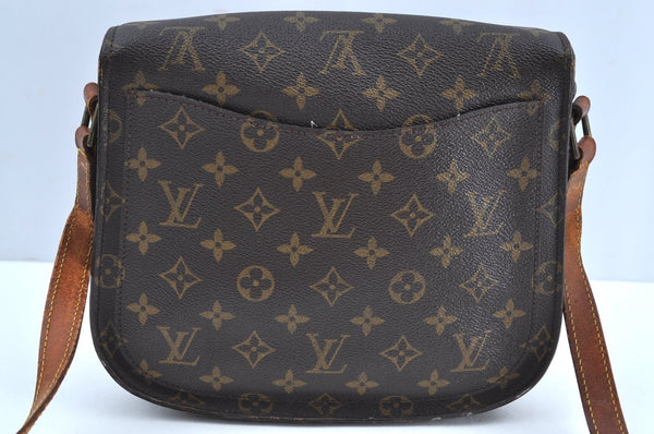 Authentic Louis Vuitton Monogram Saint Cloud GM M51242 Shoulder Cross Bag K5935