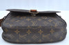 Authentic Louis Vuitton Monogram Saint Cloud GM M51242 Shoulder Cross Bag K5935