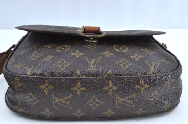 Authentic Louis Vuitton Monogram Saint Cloud GM M51242 Shoulder Cross Bag K5935