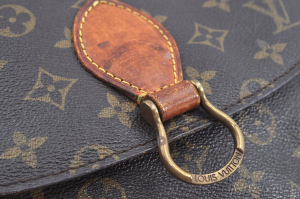 Authentic Louis Vuitton Monogram Saint Cloud GM M51242 Shoulder Cross Bag K5935