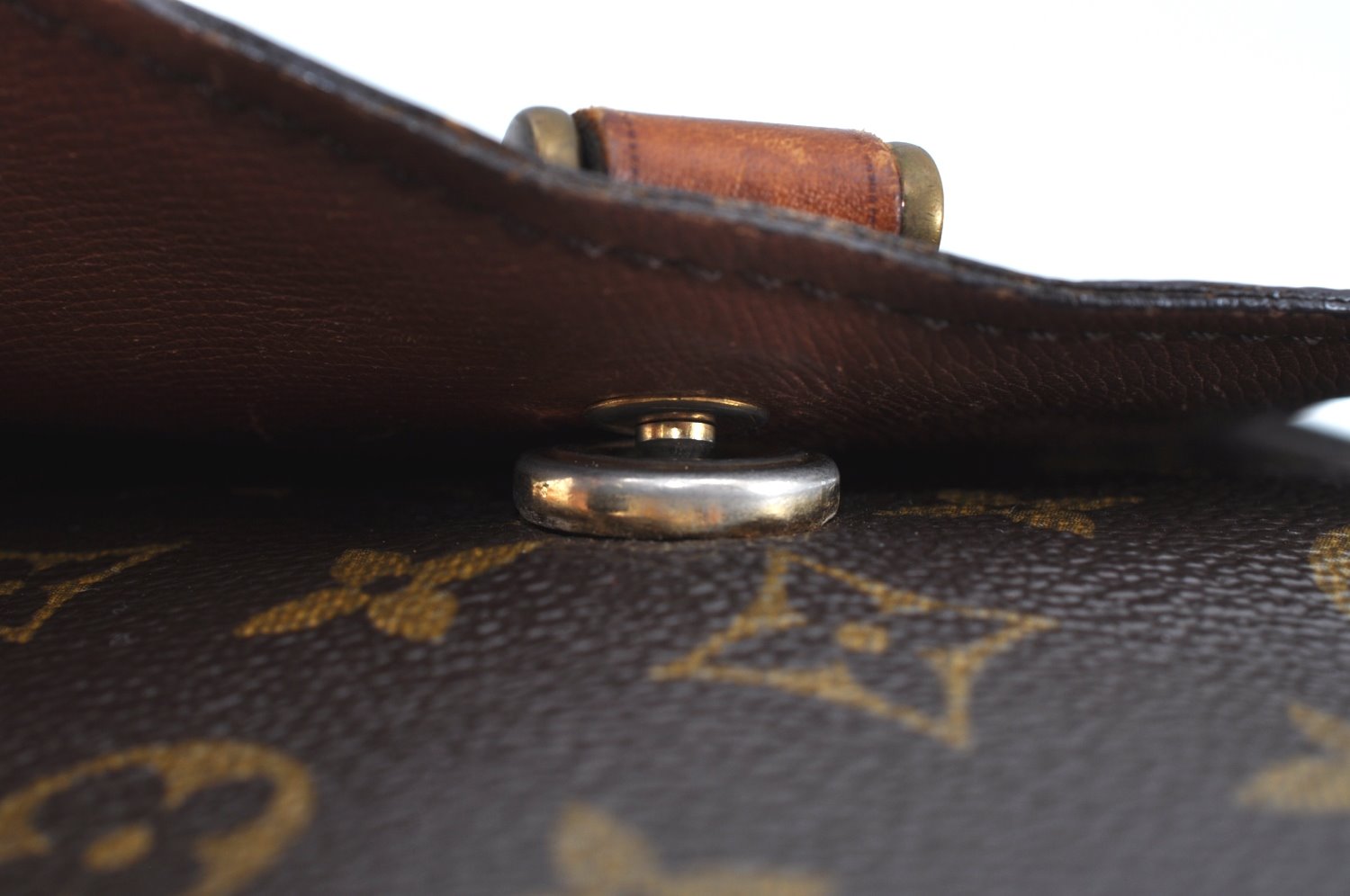 Authentic Louis Vuitton Monogram Saint Cloud GM M51242 Shoulder Cross Bag K5935