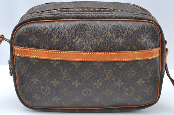 Auth Louis Vuitton Monogram Reporter PM Shoulder Cross Bag M45254 LV Junk K5940