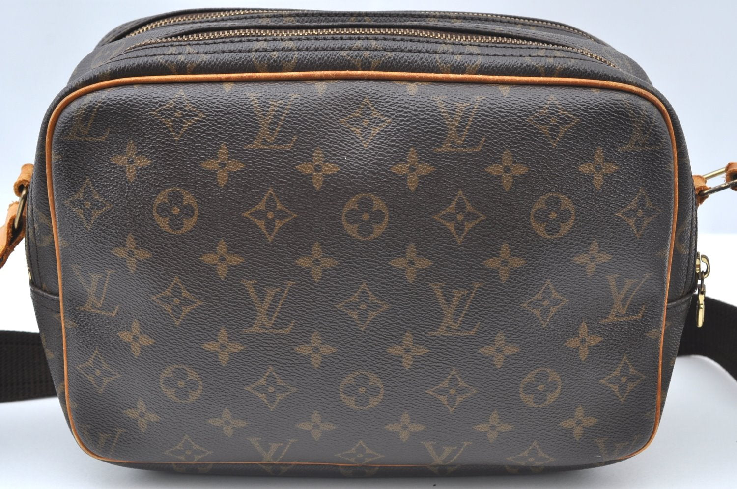 Auth Louis Vuitton Monogram Reporter PM Shoulder Cross Bag M45254 LV Junk K5940