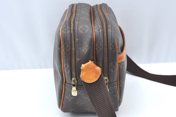 Auth Louis Vuitton Monogram Reporter PM Shoulder Cross Bag M45254 LV Junk K5940