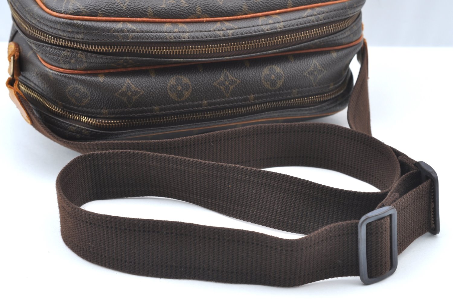 Auth Louis Vuitton Monogram Reporter PM Shoulder Cross Bag M45254 LV Junk K5940