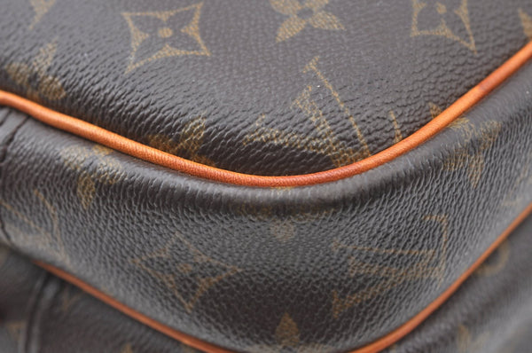 Auth Louis Vuitton Monogram Reporter PM Shoulder Cross Bag M45254 LV Junk K5940
