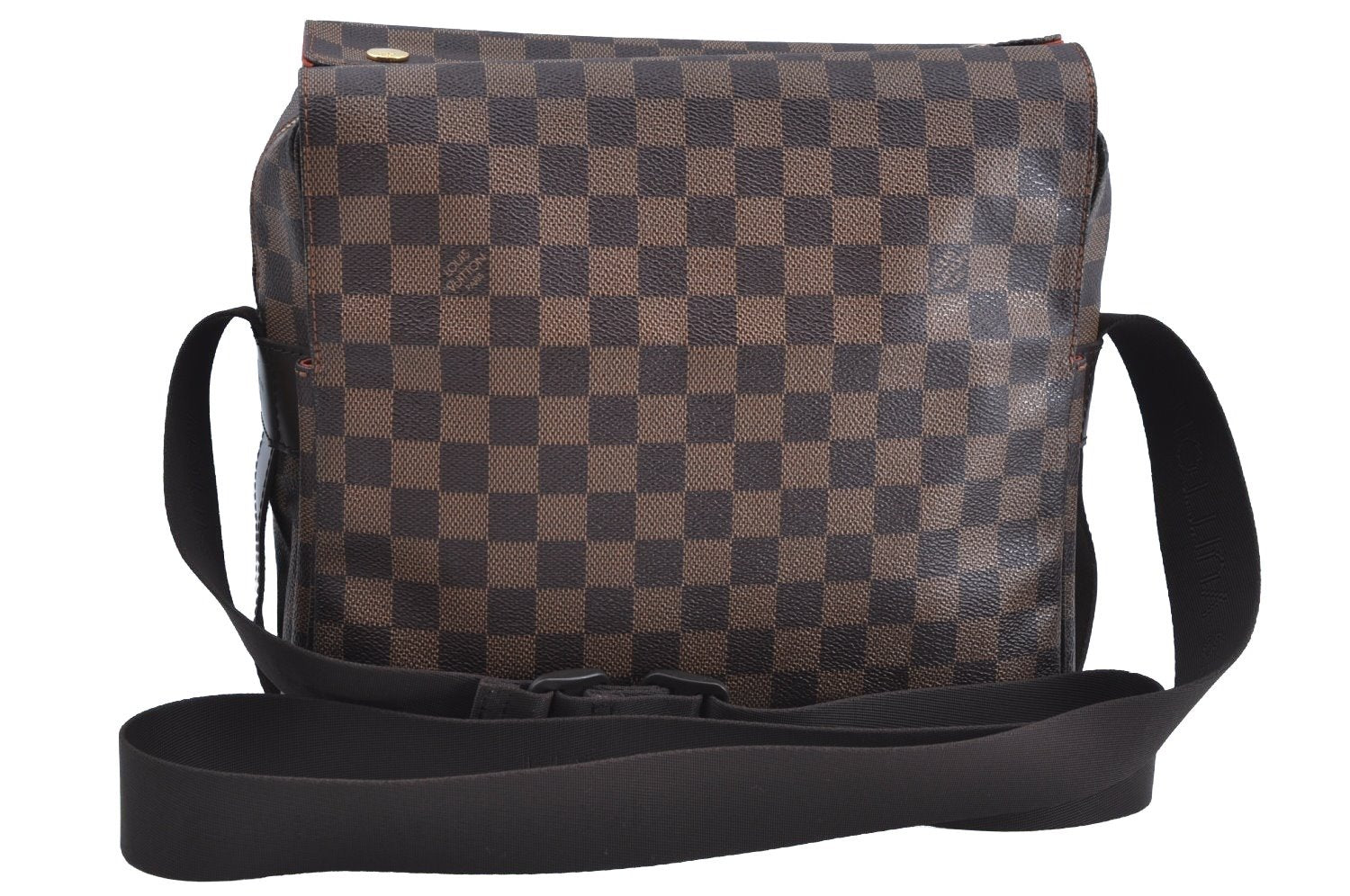 Authentic Louis Vuitton Damier Naviglio Shoulder Cross Body Bag N45255 LV K5945