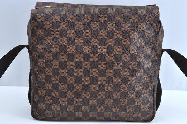 Authentic Louis Vuitton Damier Naviglio Shoulder Cross Body Bag N45255 LV K5945