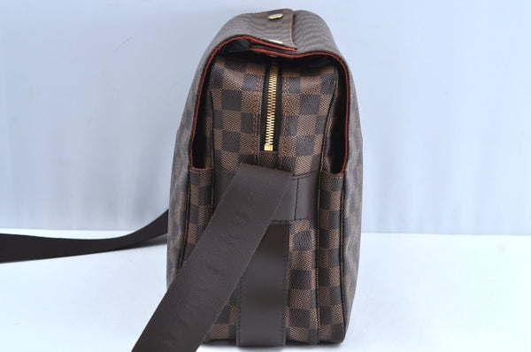 Authentic Louis Vuitton Damier Naviglio Shoulder Cross Body Bag N45255 LV K5945