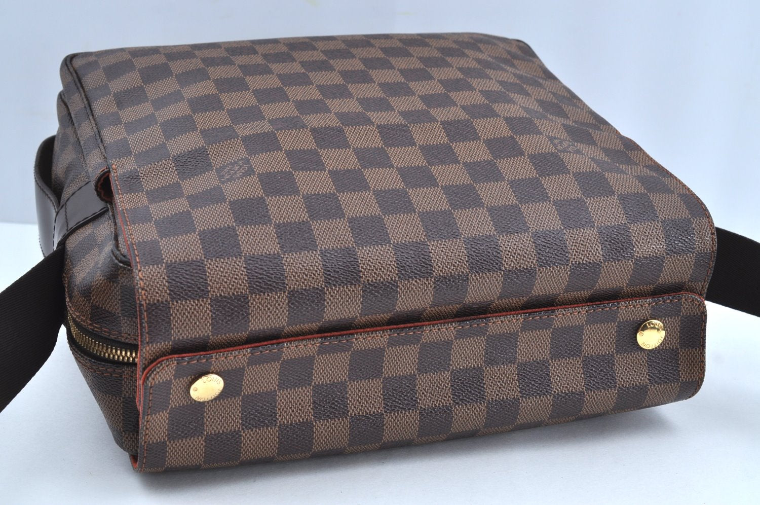 Authentic Louis Vuitton Damier Naviglio Shoulder Cross Body Bag N45255 LV K5945