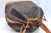 Authentic Louis Vuitton Monogram Noe Shoulder Drawstring Bag M42224 LV K5950