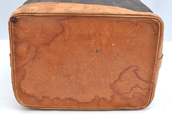 Authentic Louis Vuitton Monogram Noe Shoulder Drawstring Bag M42224 LV K5950