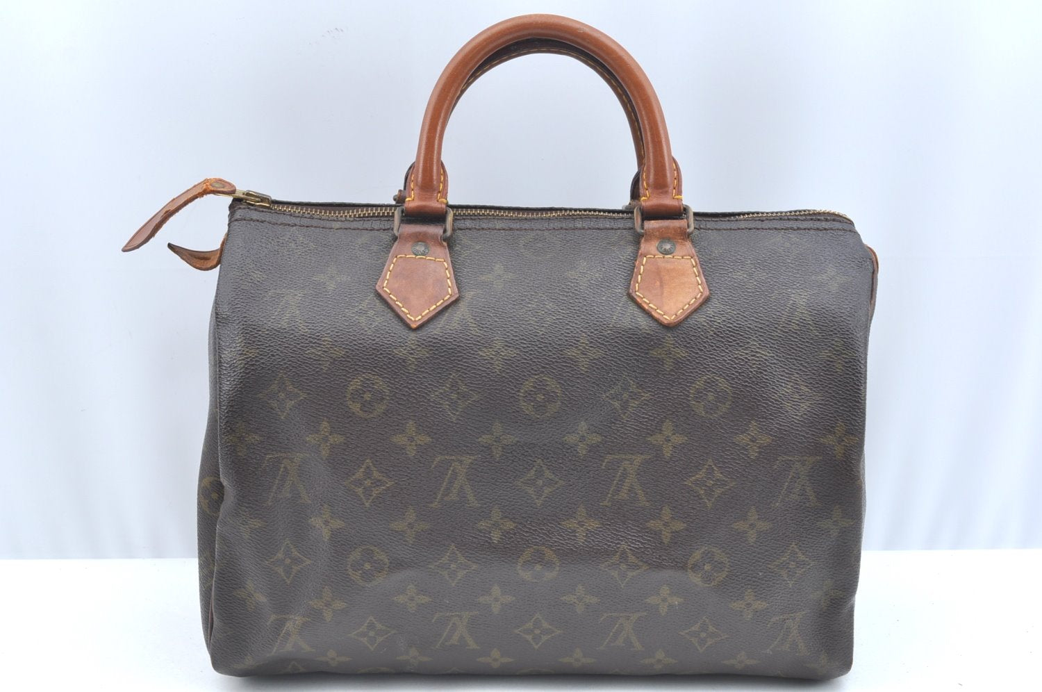 Authentic Louis Vuitton Monogram Speedy 30 Hand Boston Bag Old Model LV K5951