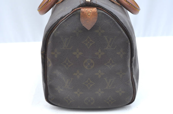 Authentic Louis Vuitton Monogram Speedy 30 Hand Boston Bag Old Model LV K5951