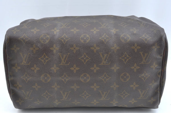 Authentic Louis Vuitton Monogram Speedy 30 Hand Boston Bag Old Model LV K5951