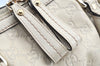 Authentic GUCCI Sukey Guccissima 2Way Shoulder Tote Bag GG Leather White K5953