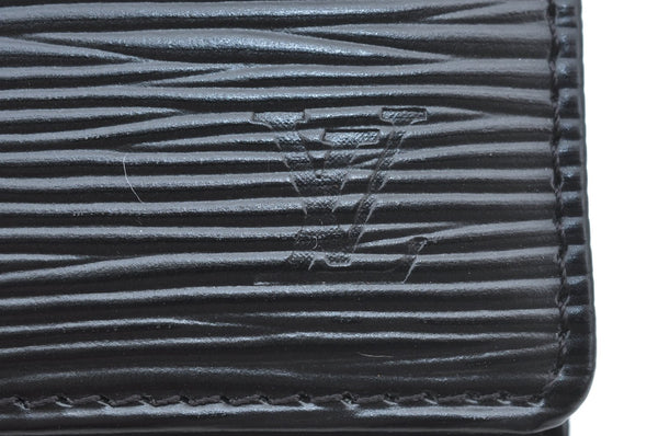Authentic Louis Vuitton Epi Multicles 6 Key Case Black M63812 LV Box K5958