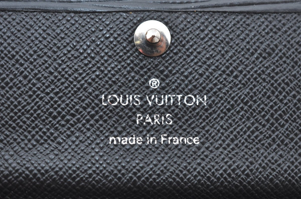 Authentic Louis Vuitton Epi Multicles 6 Key Case Black M63812 LV Box K5958