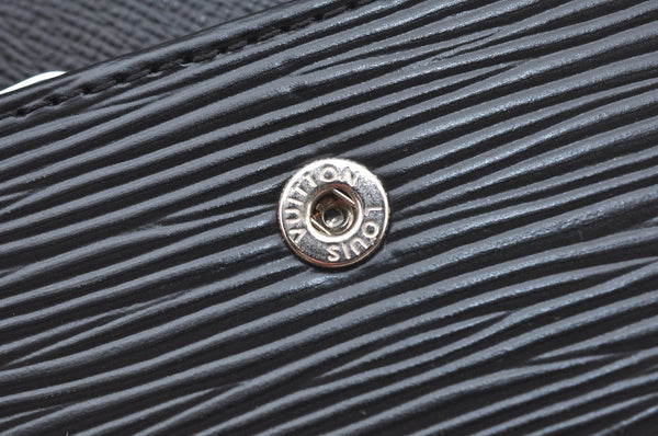 Authentic Louis Vuitton Epi Multicles 6 Key Case Black M63812 LV Box K5958