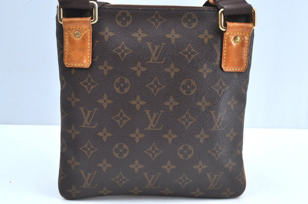 Authentic Louis Vuitton Monogram Pochette Valmy M40524 Shoulder Cross Bag K5963