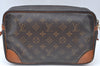 Authentic Louis Vuitton Monogram Compiegne 28 Clutch Hand Bag M51845 LV K5972