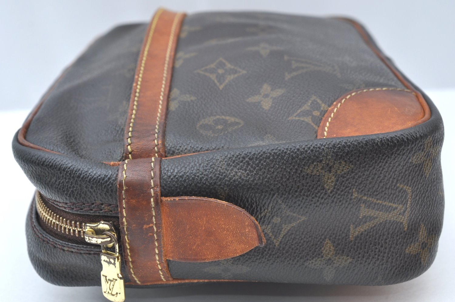 Authentic Louis Vuitton Monogram Compiegne 28 Clutch Hand Bag M51845 LV K5972