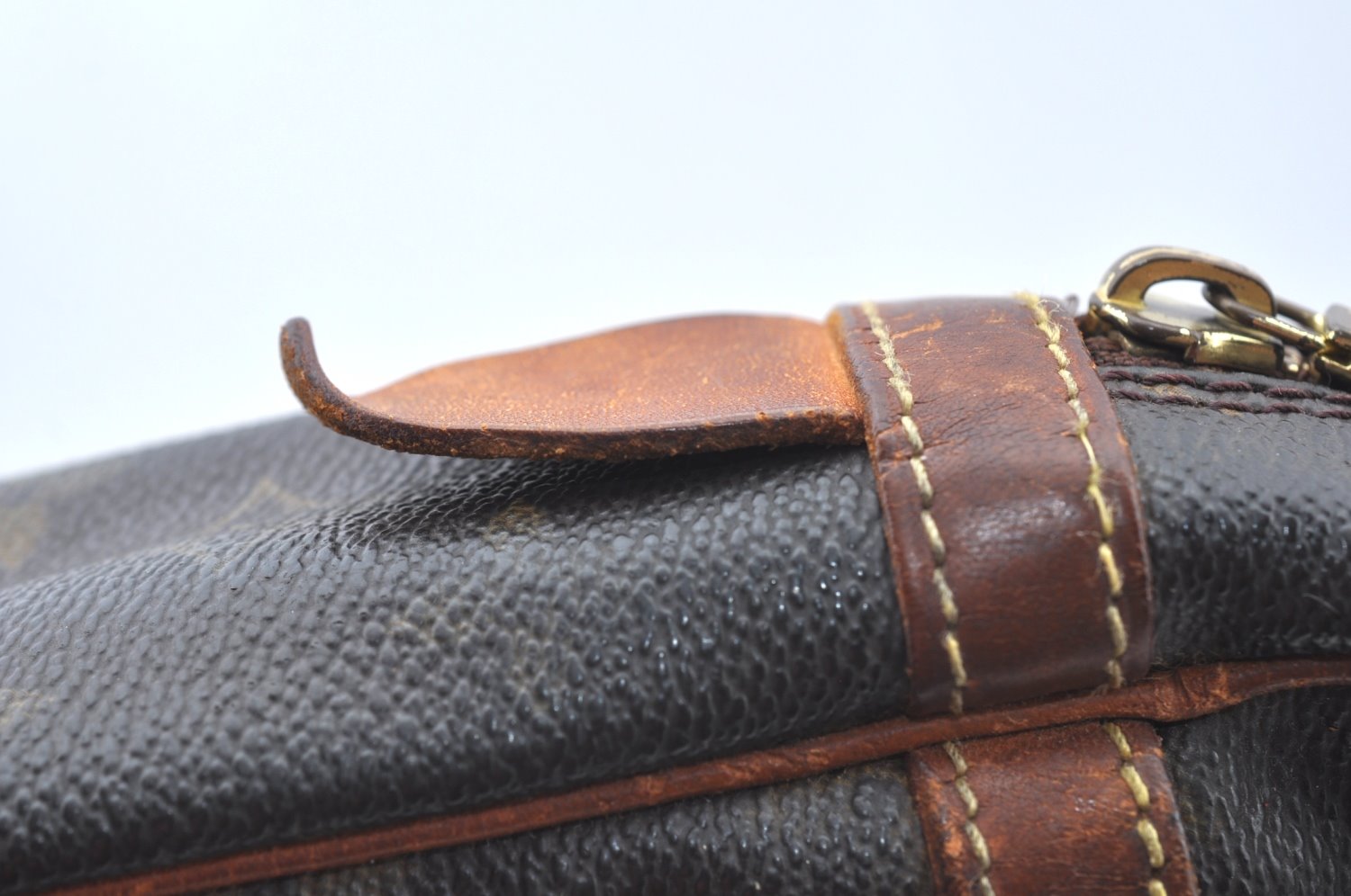 Authentic Louis Vuitton Monogram Compiegne 28 Clutch Hand Bag M51845 LV K5972