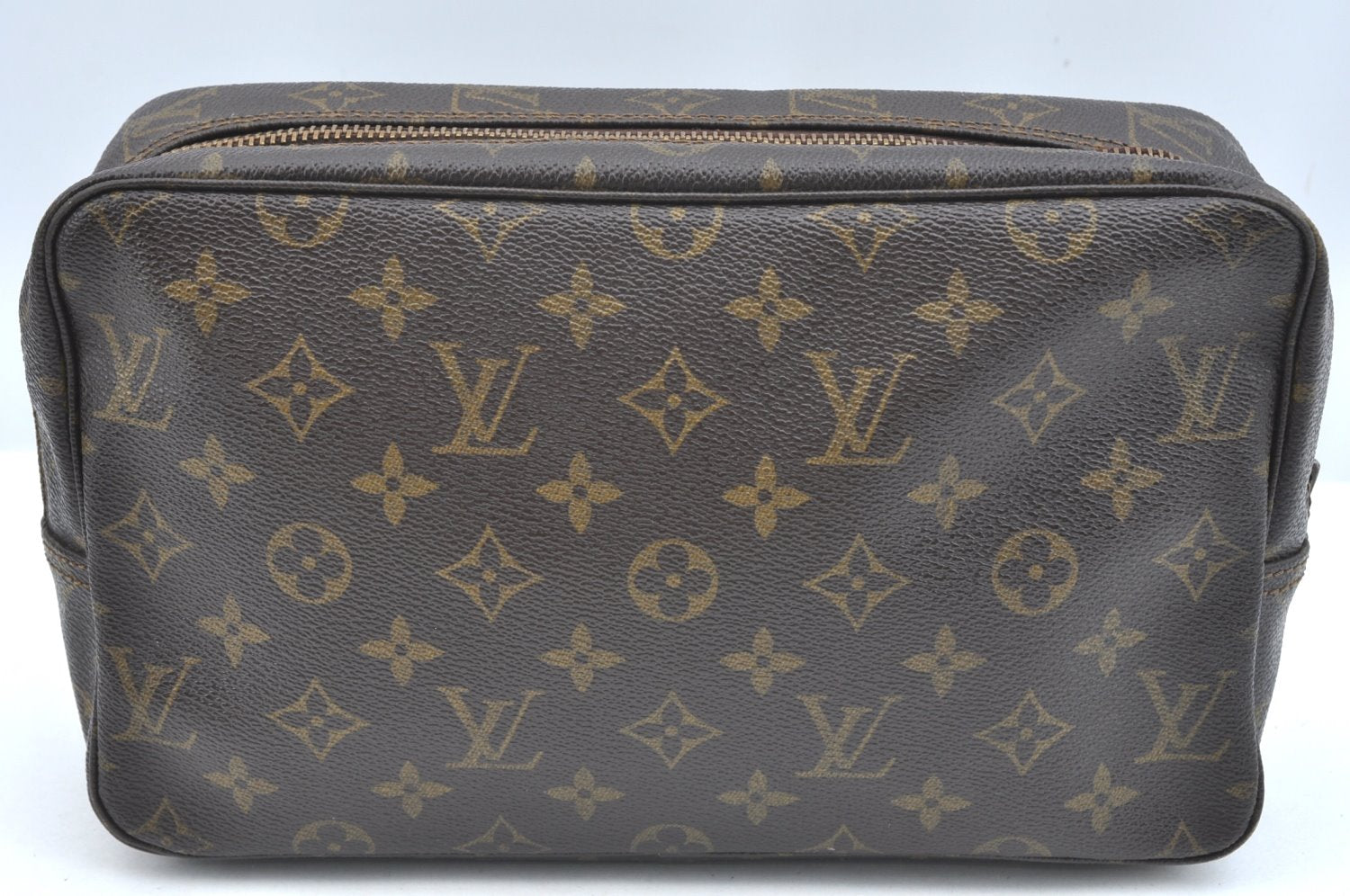 Auth Louis Vuitton Monogram Trousse Toilette 28 Clutch Bag M47522 LV Junk K5976