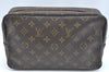 Auth Louis Vuitton Monogram Trousse Toilette 28 Clutch Bag M47522 LV Junk K5976