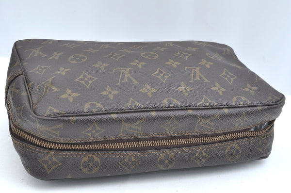 Auth Louis Vuitton Monogram Trousse Toilette 28 Clutch Bag M47522 LV Junk K5976