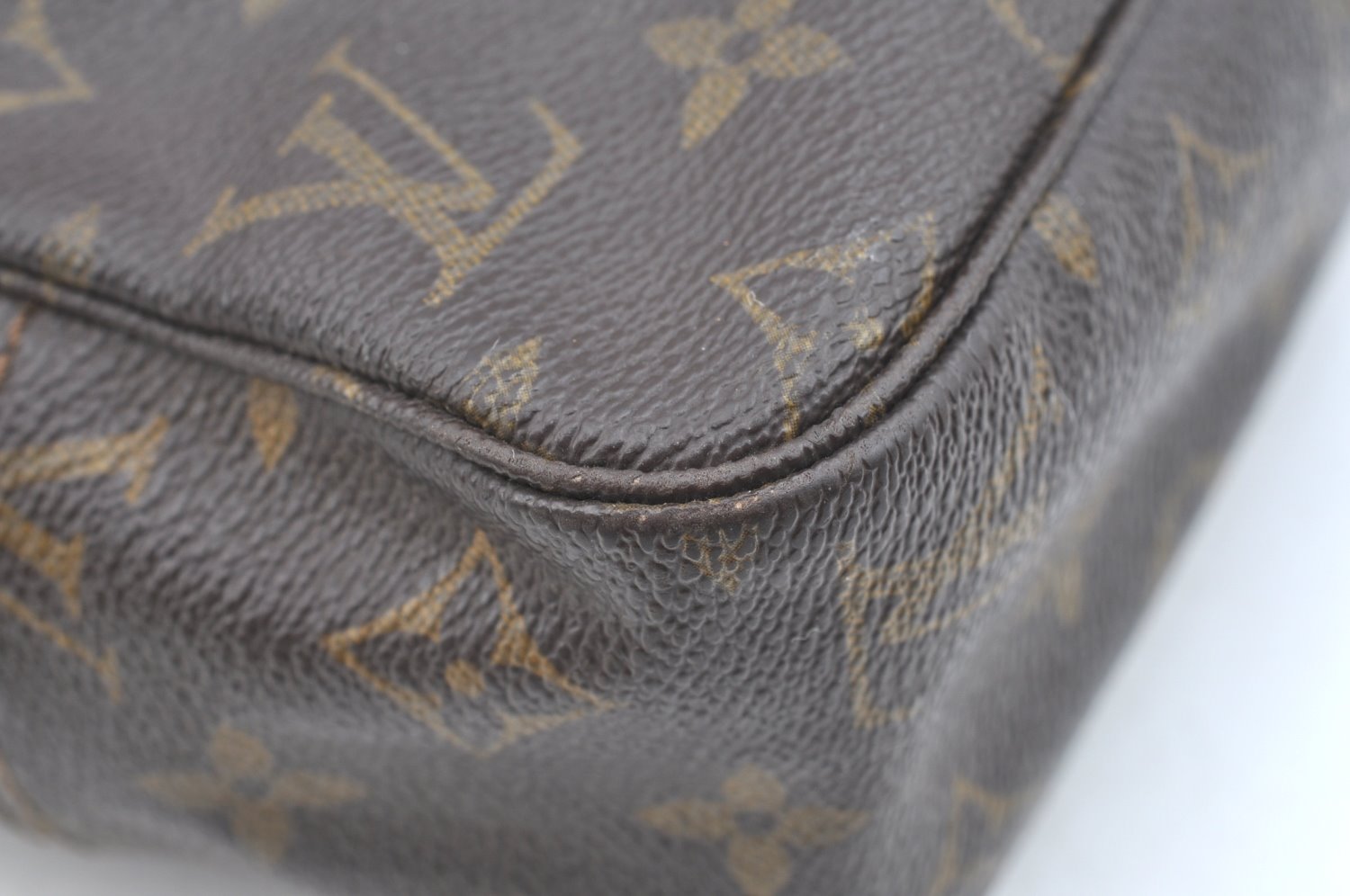 Auth Louis Vuitton Monogram Trousse Toilette 28 Clutch Bag M47522 LV Junk K5976