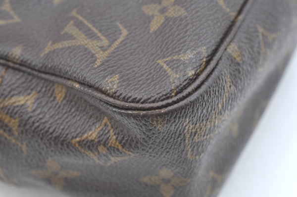 Auth Louis Vuitton Monogram Trousse Toilette 28 Clutch Bag M47522 LV Junk K5976
