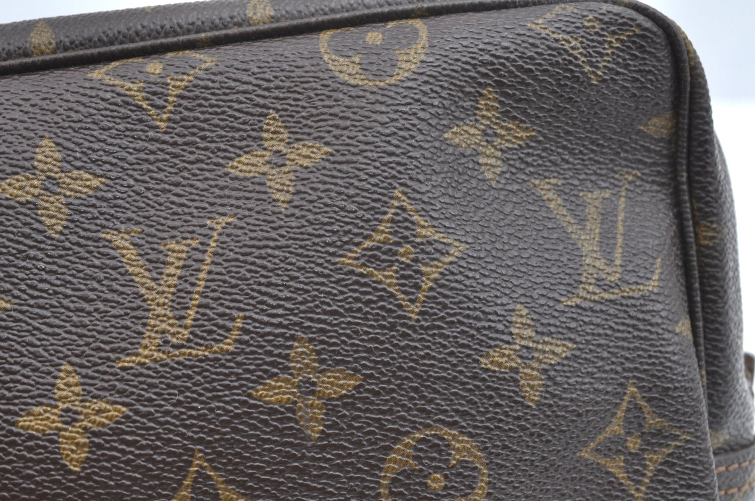 Auth Louis Vuitton Monogram Trousse Toilette 28 Clutch Bag M47522 LV Junk K5976
