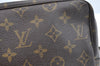 Auth Louis Vuitton Monogram Trousse Toilette 28 Clutch Bag M47522 LV Junk K5976